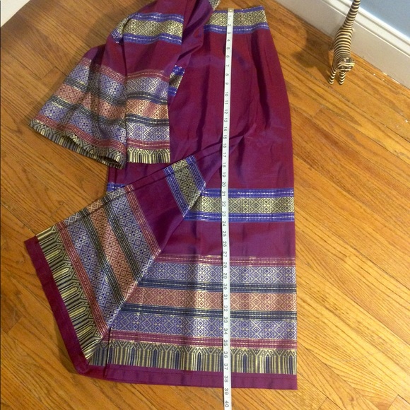 💘 GorgeousSilkSkirt@Jacket- pattern is woven into - Picture 6 of 8